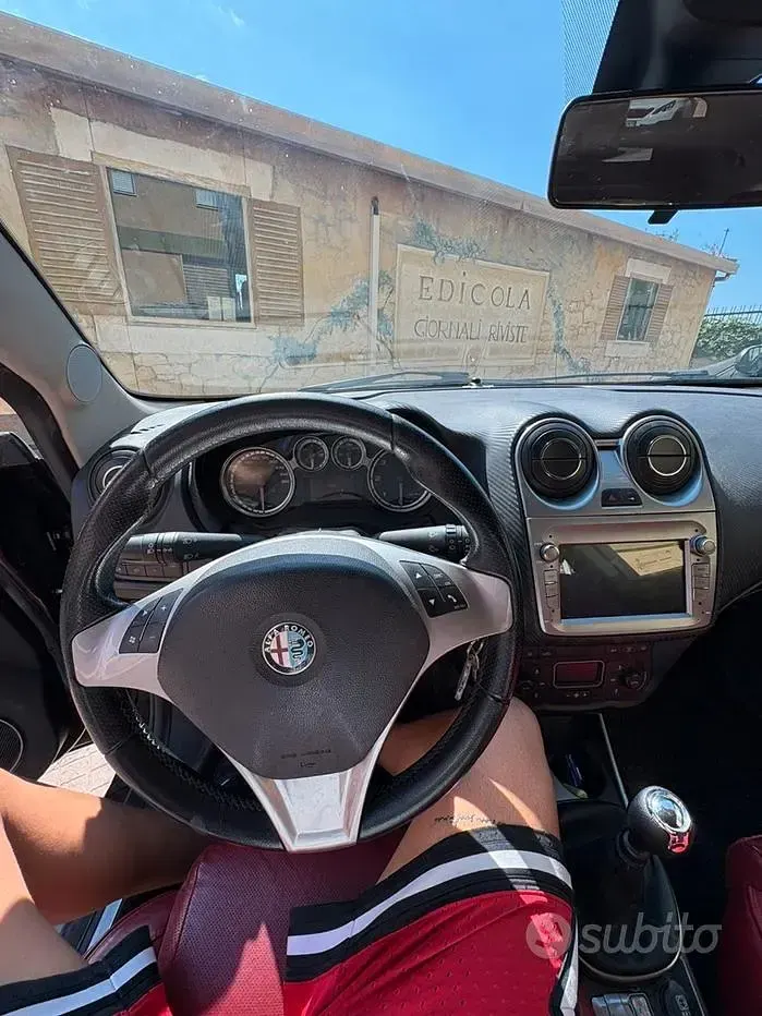 Usata Alfa Romeo MiTo 120 CV (88 kW) 2009 Nero Utilitaria
