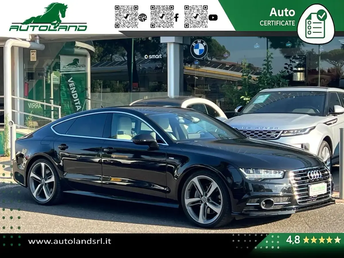 Usata Audi A7 Sportback S-Line 271 CV (199 kW) 2015 Viola Utilitaria