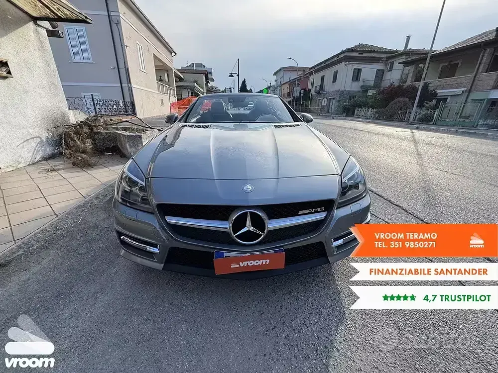 Usata Mercedes SLK250 Premium 204 CV (150 kW) 2011 Grigio Cabrio