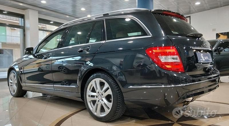 Usata Mercedes C200 Avantgarde 136 CV (100 kW) 2012 Grigio Station wagon