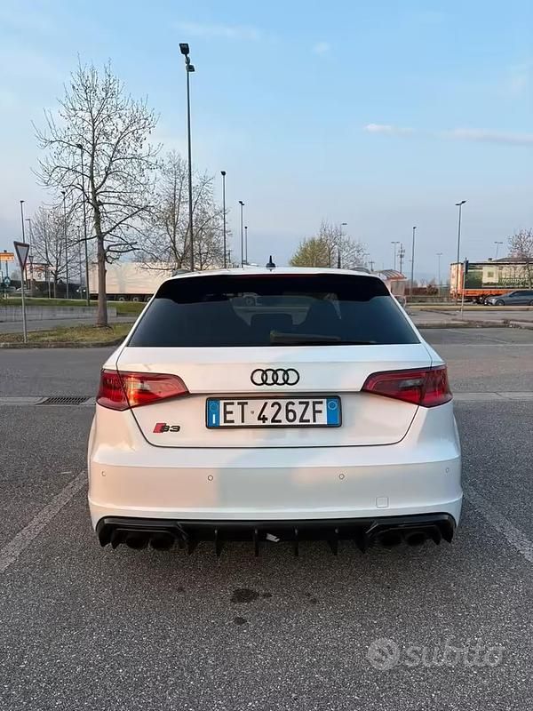 Usata Audi S3 2014 Bianco Berlina
