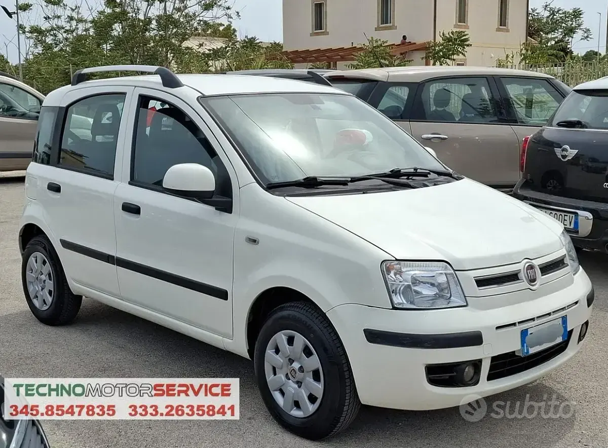Usata Fiat Panda Dynamic 75 CV (55 kW) 2011 Bianco Utilitaria