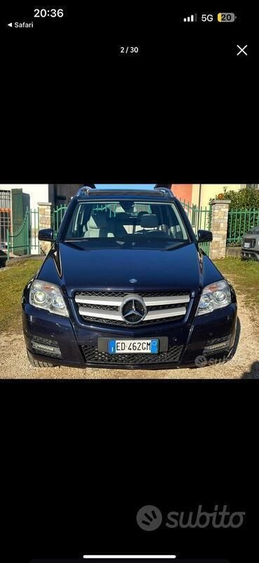 Usata Mercedes GLK350 Premium 231 CV (169 kW) 2011 Blu SUV