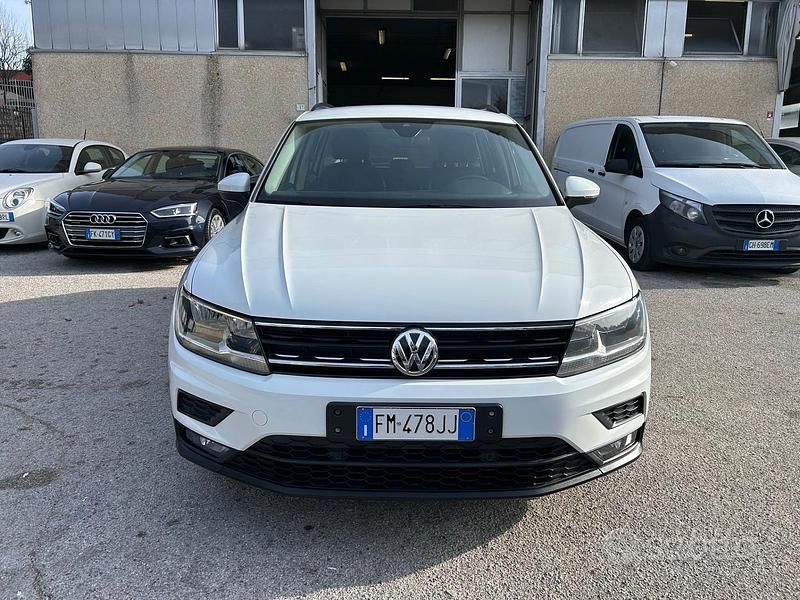 Usata VW Tiguan 116 CV (85 kW) 2018 Bianco SUV