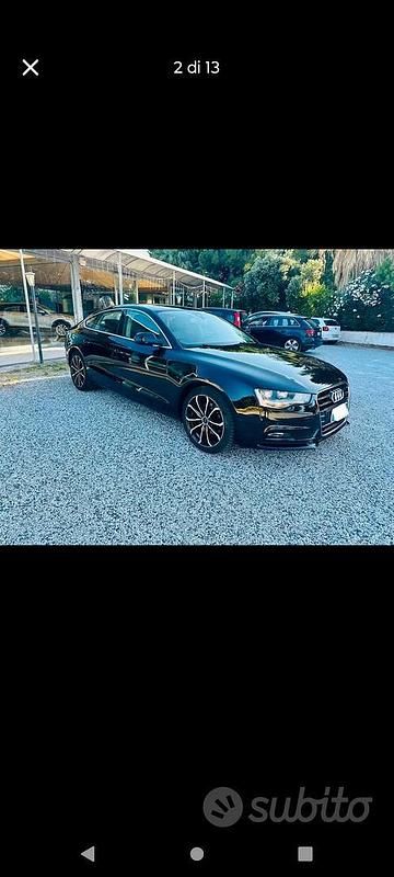 Usata Audi A5 177 CV (130 kW) 2012 Nero Coupé
