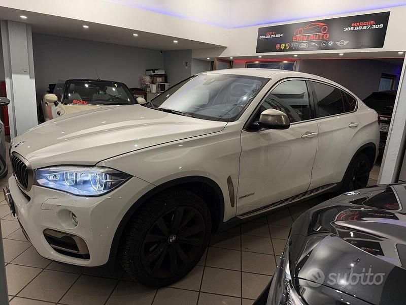 Usata BMW X6 Sport Line 249 CV (183 kW) 2017 Bianco SUV