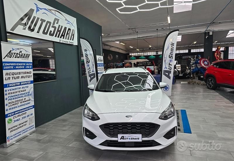 Usata Ford Focus ST-Line 125 CV (91 kW) 2020 Bianco Station wagon