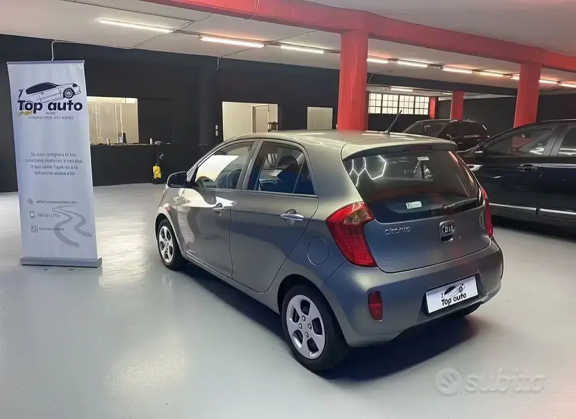 Begagnad Kia Picanto 67 HK (49 kW) 2014 Grå Halvkombi