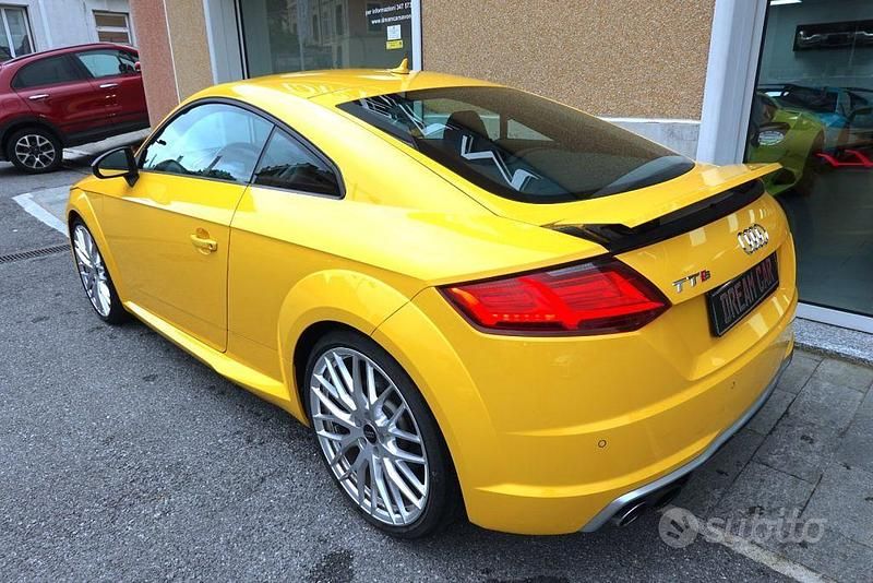 Usata Audi TTS Ambiente 310 CV (228 kW) 2018 Giallo Coupé