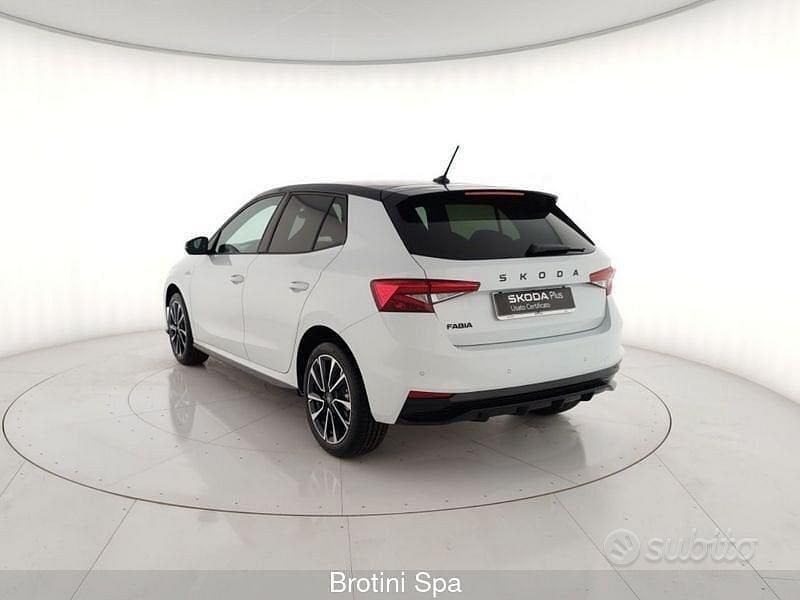 Nuova Skoda Fabia Monte Carlo 80 CV (58 kW) 2025 Bianco Berlina