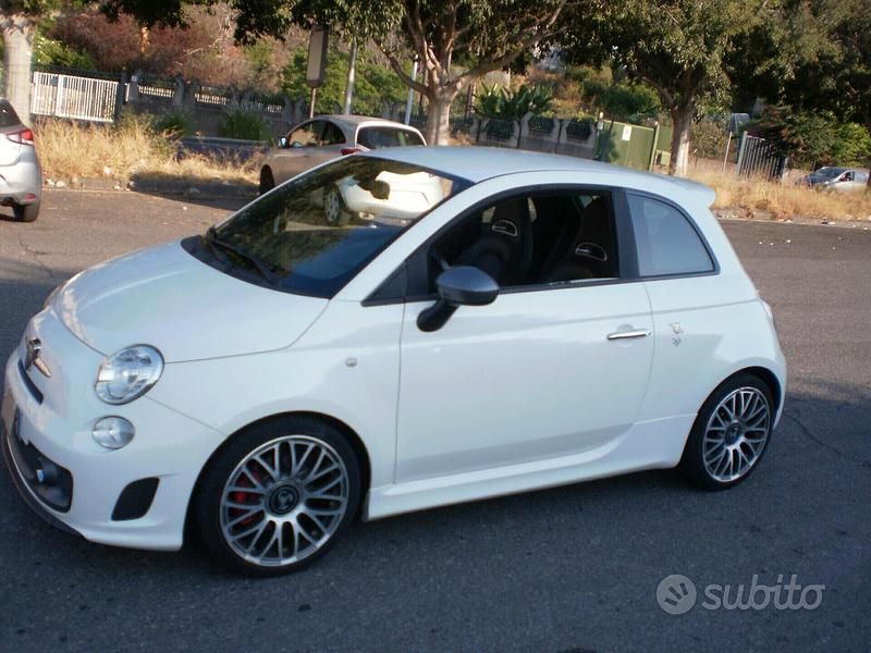 Usata Abarth 595 Turismo 160 CV (117 kW) 2015 Bianco Utilitaria