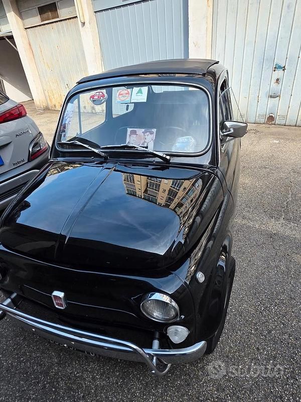 Usata Fiat 500 1970 Nero Utilitaria