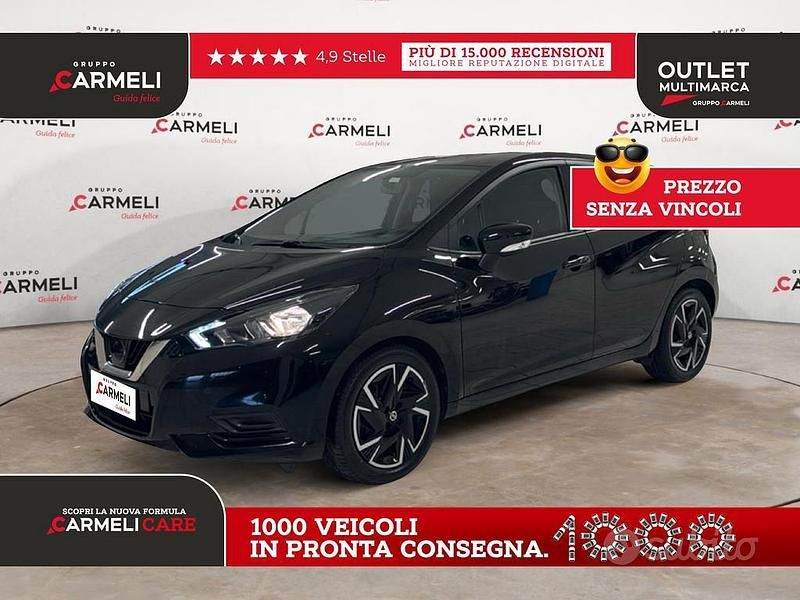 Usata Nissan Micra Acenta 92 CV (67 kW) 2022 Nero Utilitaria
