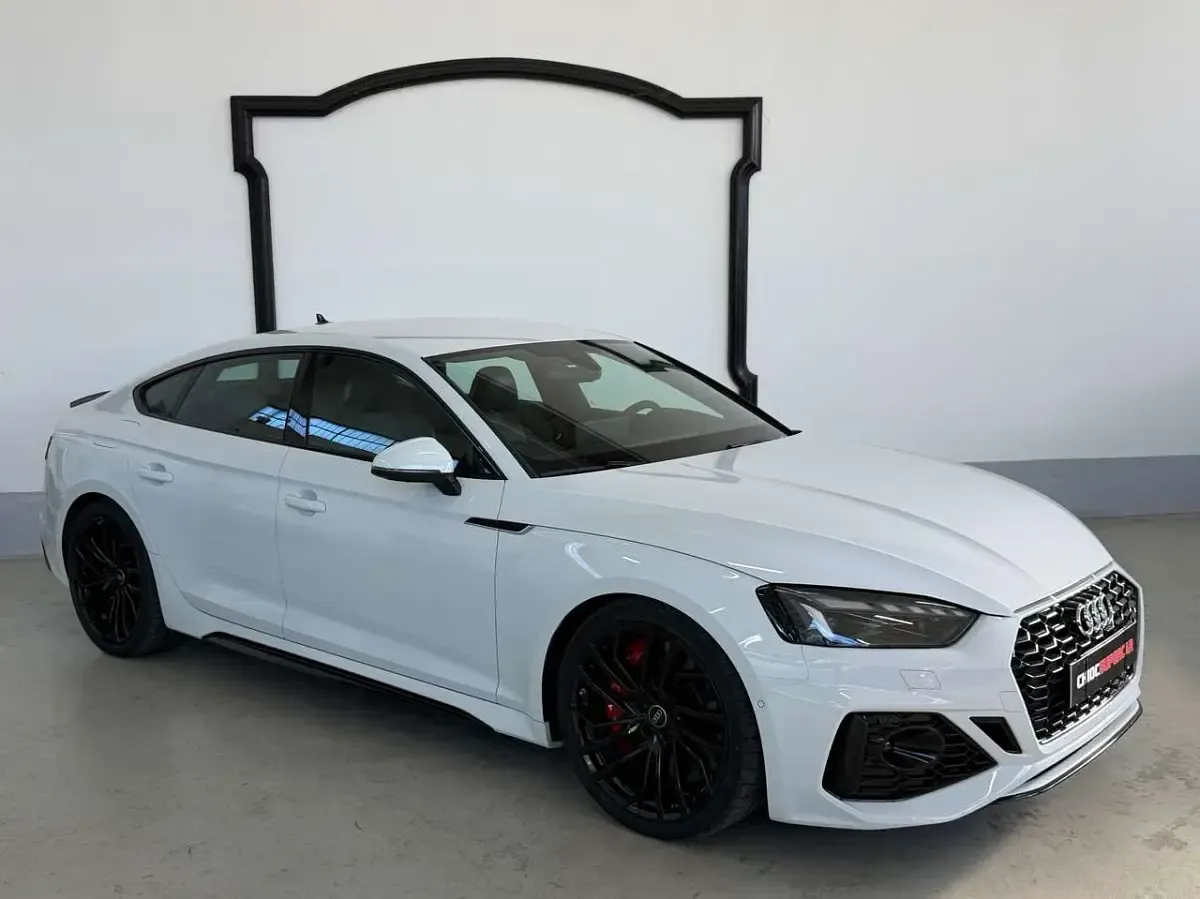 Usata Audi RS5 Sportback Ambiente 450 CV (330 kW) 2022 Bianco Berlina
