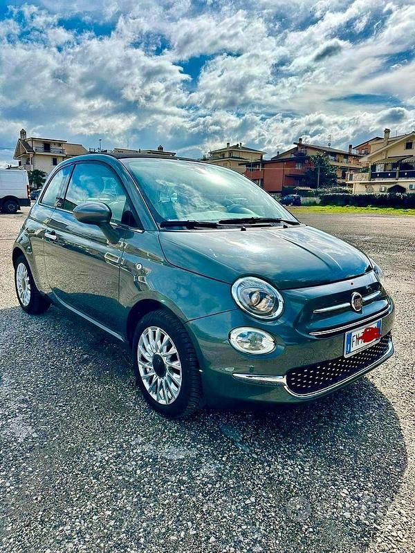 Grigio Usata 2018 Fiat 500 Cabrio | 11.000 € (Buon prezzo) - Immagine 1/4