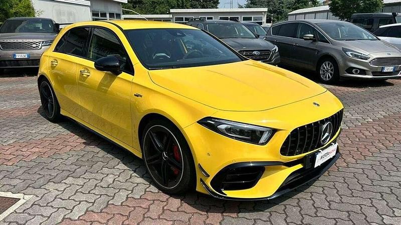 Usata Mercedes A45 AMG AMG 421 CV (309 kW) 2021 Giallo Utilitaria