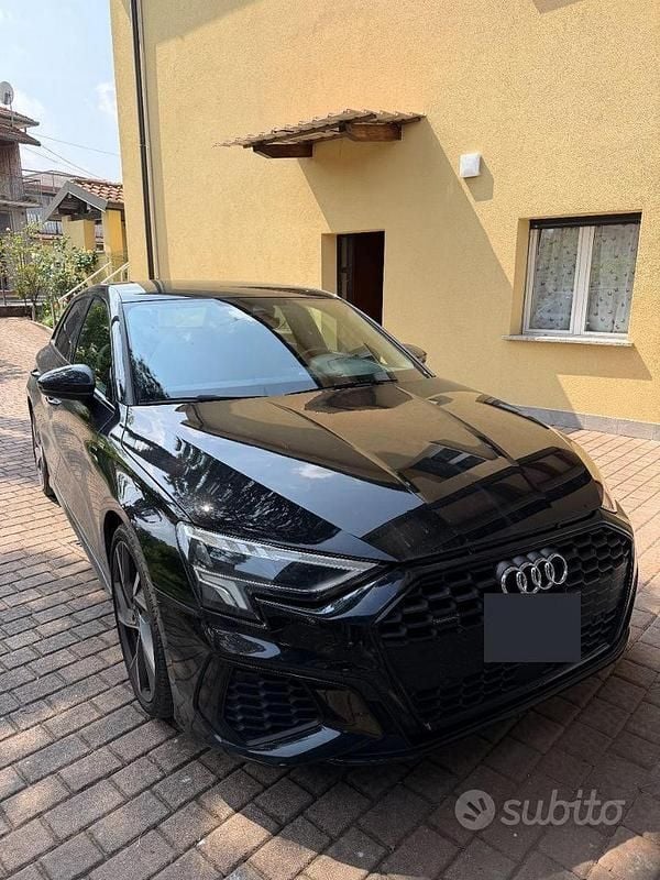 Usata Audi A3 S-Line 190 CV (139 kW) 2023 Nero Berlina
