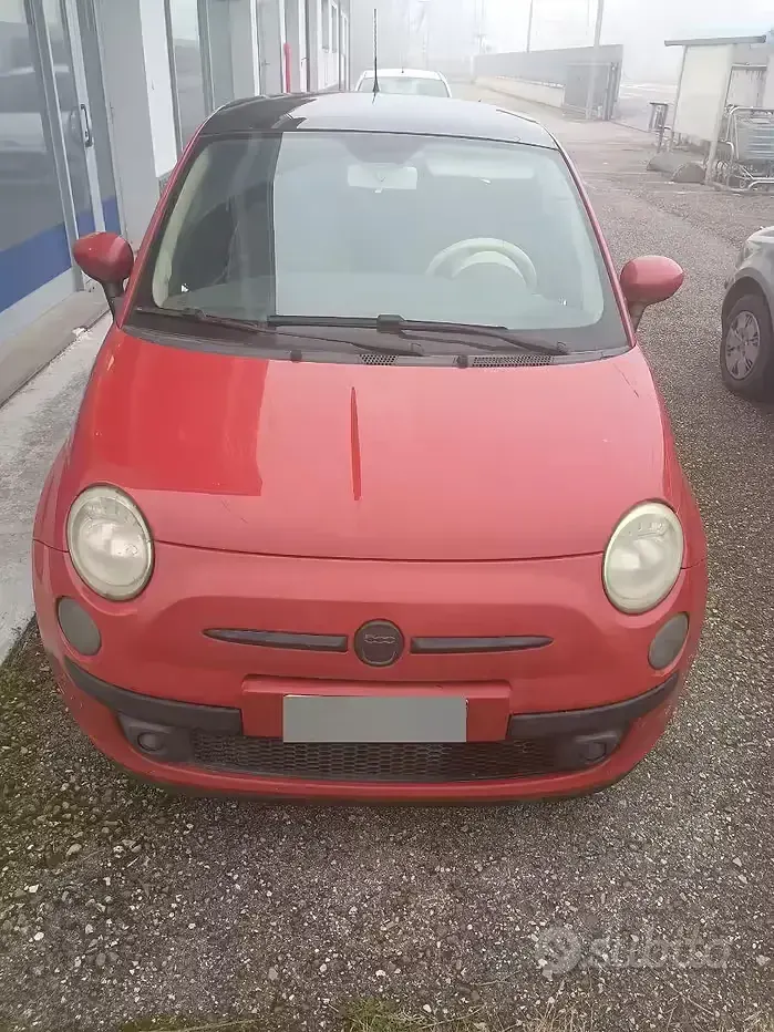 Usado Fiat 500 69 CV (50 kW) 2008 Rojo Berlina