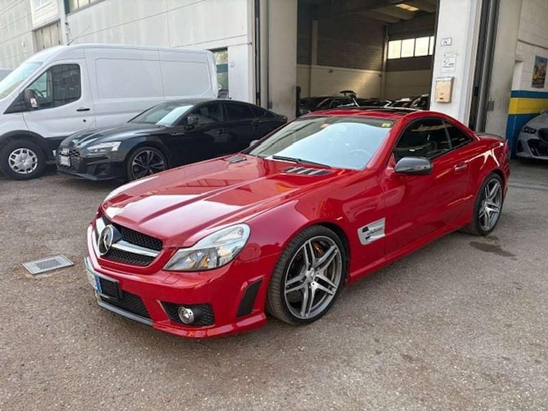 Usata Mercedes SL63 AMG AMG 525 CV (386 kW) 2009 Rosso Cabrio