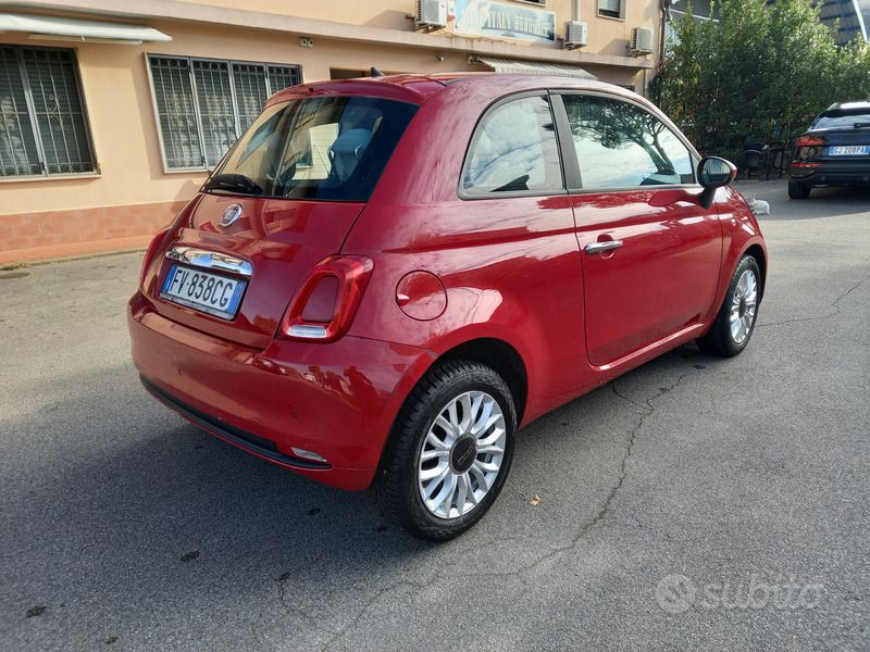 Usata Fiat 500 Pop 74 CV (54 kW) 2019 Rosso Utilitaria