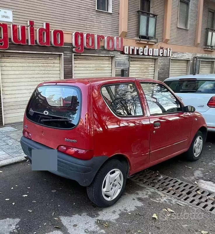 Usata Fiat Seicento 54 CV (39 kW) 2003 Rosso Utilitaria