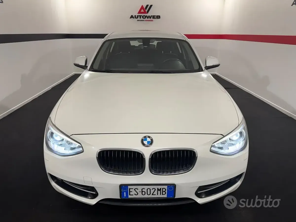 Usata BMW 116 Sport Line 116 CV (85 kW) 2013 Bianco Utilitaria
