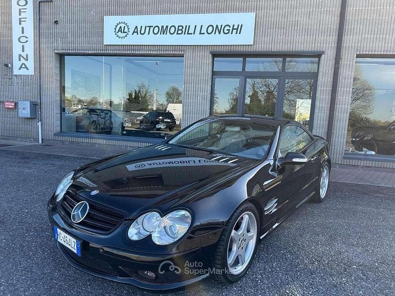 Usata Mercedes SL55 AMG AMG 500 CV (367 kW) 2003 Nero Cabrio