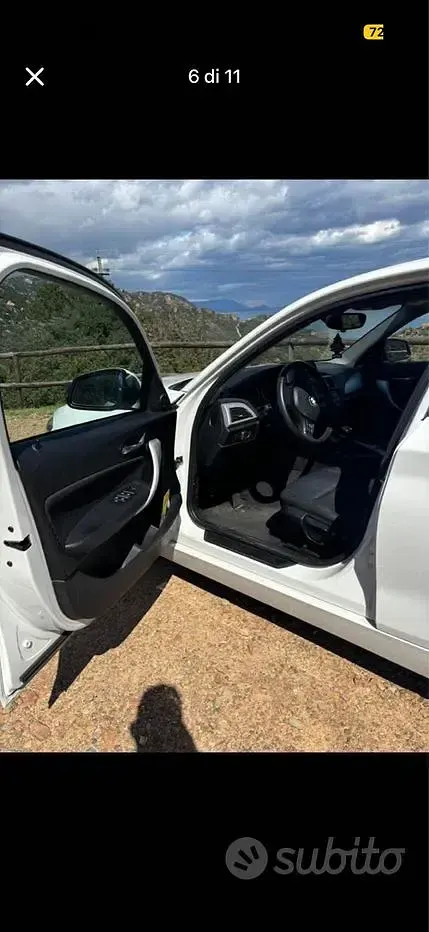 Usata BMW 118 143 CV (105 kW) 2013 Bianco Utilitaria