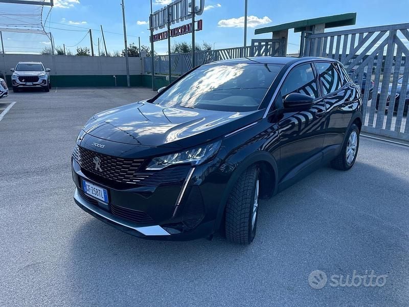 Usata Peugeot 3008 Business-Line 131 CV (96 kW) 2021 Nero Berlina