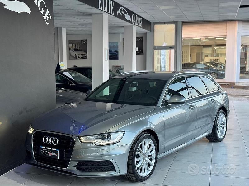 Usata Audi A6 S-line plus 177 CV (130 kW) 2013 Grigio Station wagon
