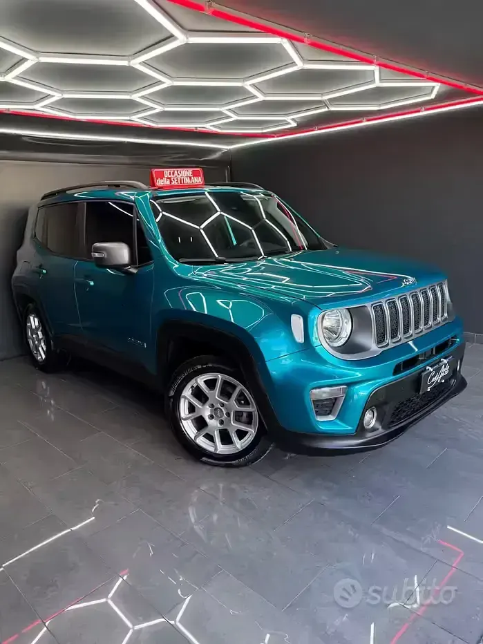 Usata Jeep Renegade Limited 131 CV (96 kW) 2021 Blu SUV