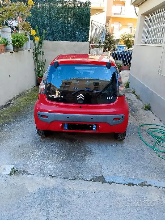 Usata Citroën C1 68 CV (50 kW) 2010 Rosso Utilitaria