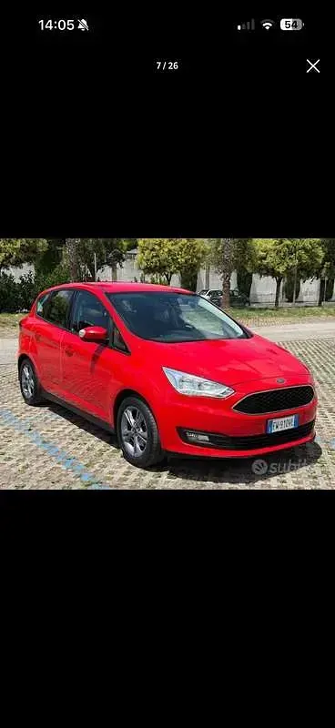 Usata Ford C-MAX Business Edition 120 CV (88 kW) 2019 Rosso Monovolume