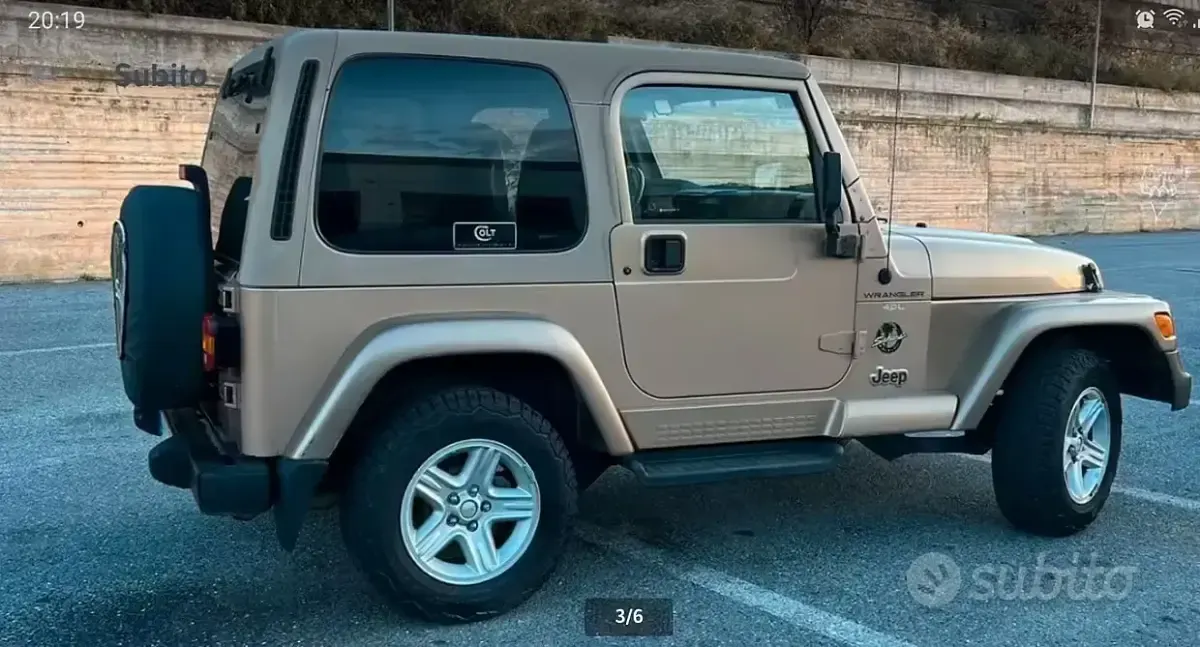 Usata Jeep Wrangler Sahara 177 CV (130 kW) 2000 SUV