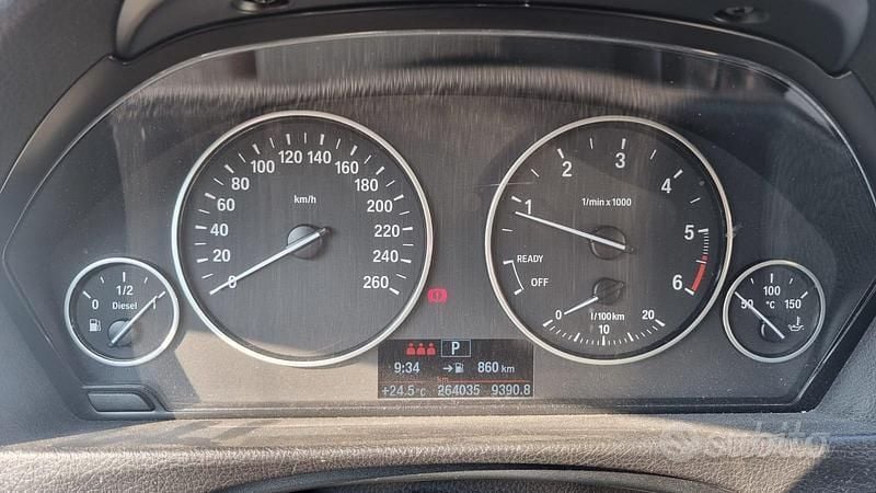 Usata BMW 316 Efficient Dynamics 116 CV (85 kW) 2015 Grigio Station wagon