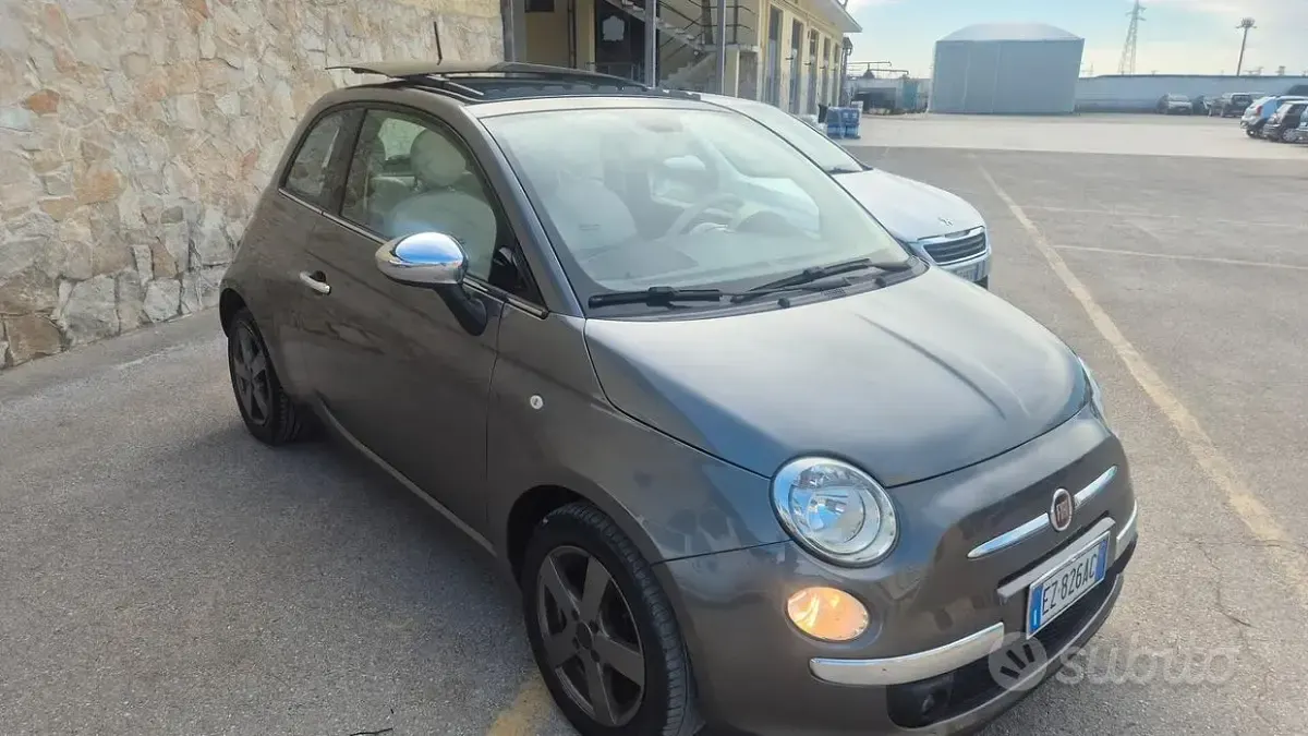 Usata Fiat 500 Lounge 69 CV (50 kW) 2015 Grigio Berlina
