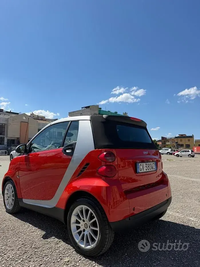 Usata Smart ForTwo Cabrio 61 CV (44 kW) 2008 Rosso Cabrio