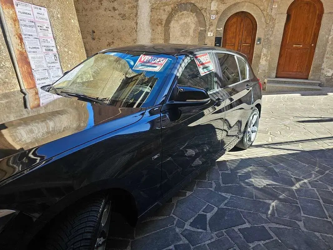 Usata BMW 118 Efficient Dynamics 143 CV (105 kW) 2014 Nero Utilitaria
