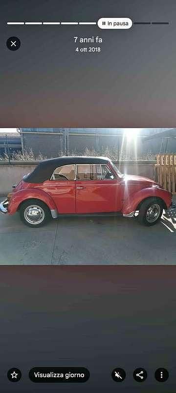 Usata VW Beetle Cabriolet 44 CV (32 kW) 1973 Rosso Cabrio