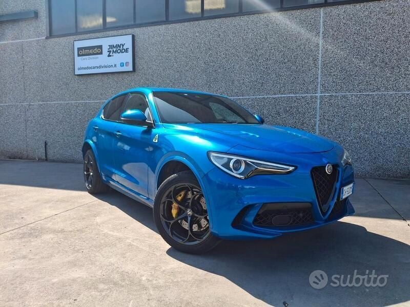 Usata Alfa Romeo Stelvio Quadrifoglio 510 CV (375 kW) 2021 Blu/azzurro SUV