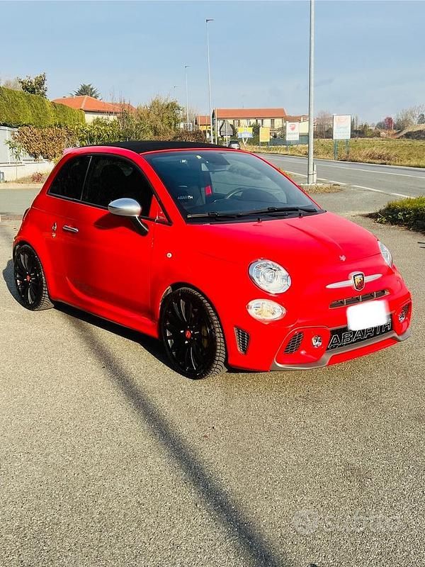 Usata Abarth 595C Competizione 180 CV (132 kW) 2019 Rosso Cabrio