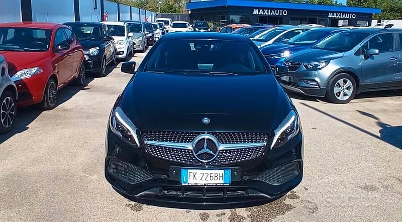 Usata Mercedes A200 AMG 136 CV (100 kW) 2016 Nero Berlina