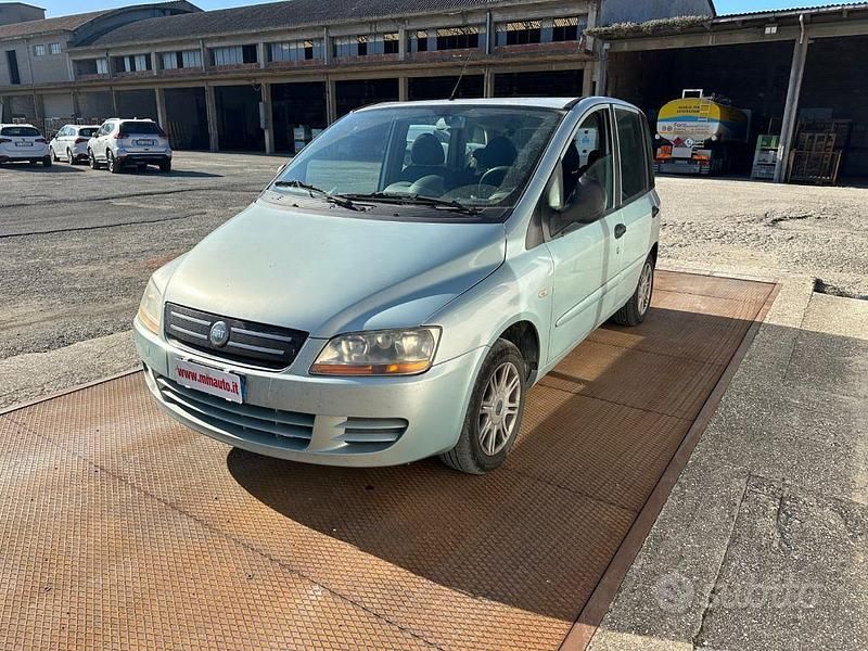 Usata Fiat Multipla Dynamic 103 CV (75 kW) 2005 Verde Monovolume