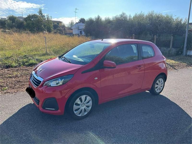 Usata Peugeot 108 Access 69 CV (50 kW) 2015 Rosso Utilitaria