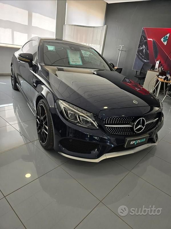 Usata Mercedes C43 AMG AMG 367 CV (269 kW) 2017 Blu Coupé