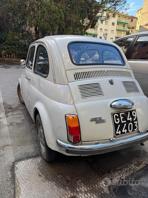Usata Fiat 500 1970 Bianco Utilitaria