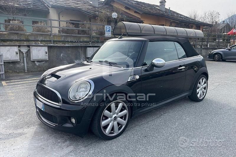 Usata Mini Cooper S Cabriolet 175 CV (128 kW) 2009 Nero Cabrio