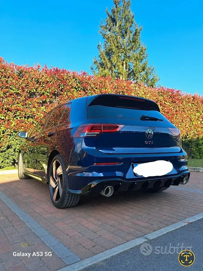 Usata VW Golf GTI 245 CV (180 kW) 2022 Blu Coupé