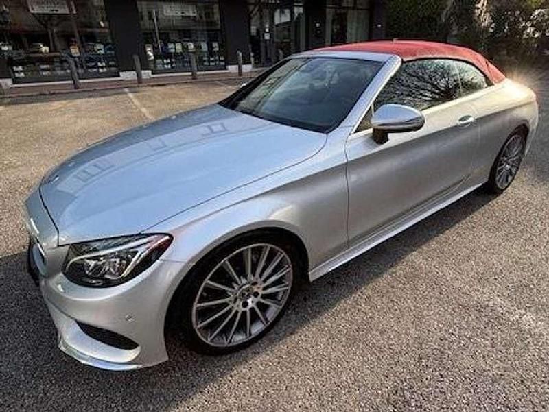 Usata Mercedes C220 Premium Plus 170 CV (125 kW) 2017 Argento Cabrio