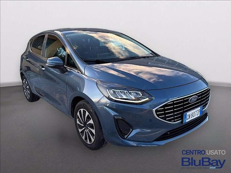 Second-hand Ford Fiesta Titanium 75 CP (55 kW) 2023 Albastru Hatchback